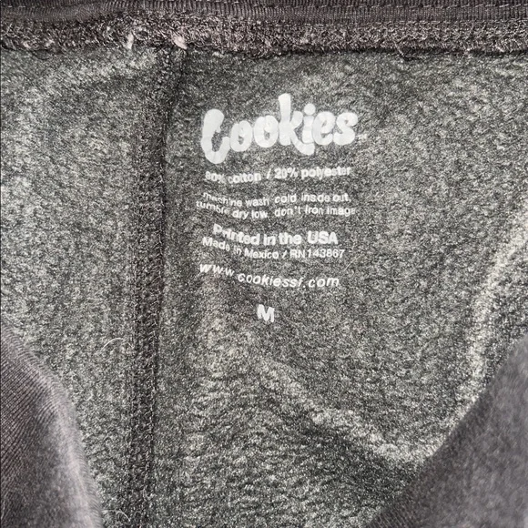 Cookies Black Joggers for Men - Picture 2 of 2